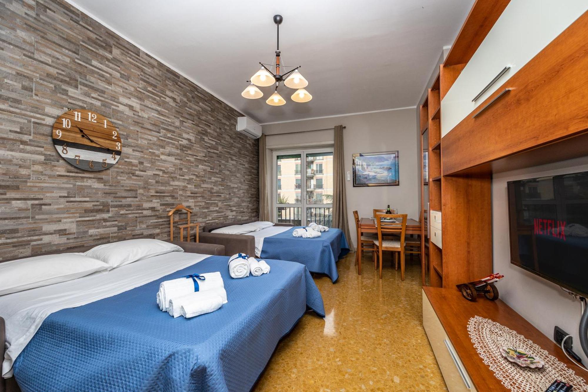 Big Apartment Rome Air Conditioning Wifi Netflix 90 Mq ภายนอก รูปภาพ